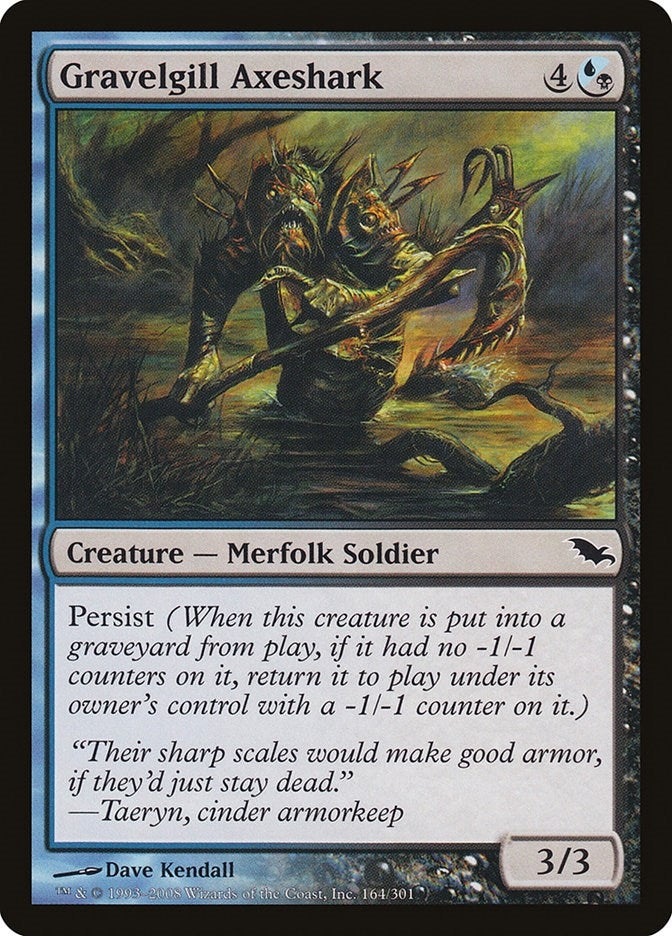 Image for Gravelgill Axeshark (164) (Shadowmoor) - Magic: The Gathering