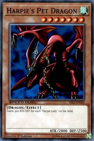 Image for Harpie's Pet Dragon (SBLS-EN020) (SBLS) - YuGiOh