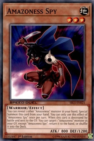 Image for Amazoness Spy (SBLS-EN021) (SBLS) - YuGiOh