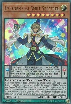 Image for Performapal Smile Sorcerer (DUPO-EN012) (DUPO) - YuGiOh
