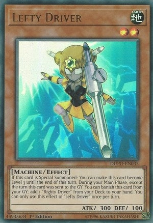 Image for Lefty Driver (DUPO-EN033) (DUPO) - YuGiOh