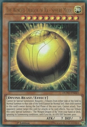 Image for The Winged Dragon of Ra - Sphere Mode (DUPO-EN045) (DUPO) - YuGiOh