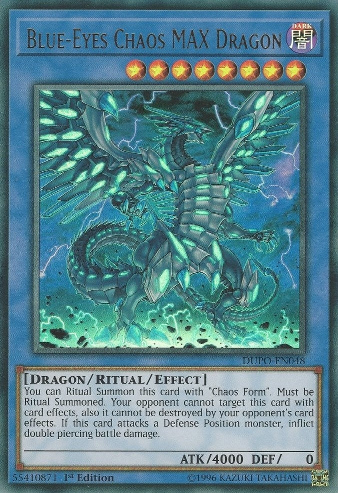 Image for Blue-Eyes Chaos MAX Dragon (DUPO-EN048) (DUPO) - YuGiOh