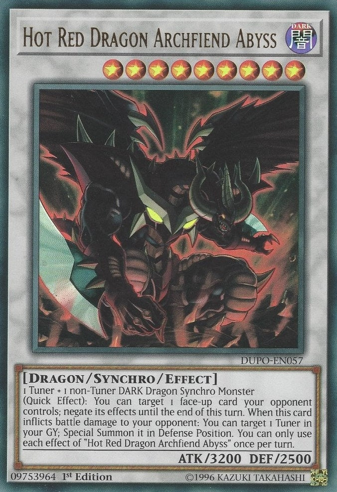 Image for Hot Red Dragon Archfiend Abyss (DUPO-EN057) (DUPO) - YuGiOh