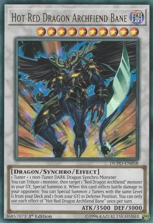 Image for Hot Red Dragon Archfiend Bane (DUPO-EN058) (DUPO) - YuGiOh