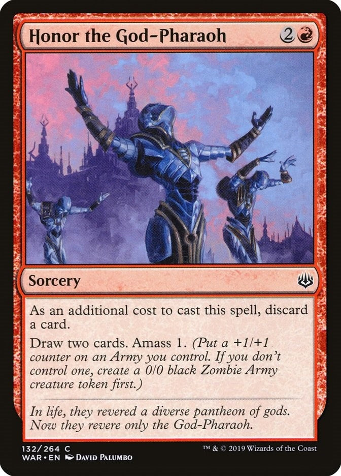 Image for Honor the God-Pharaoh (132) (War of the Spark) - Magic: The Gathering