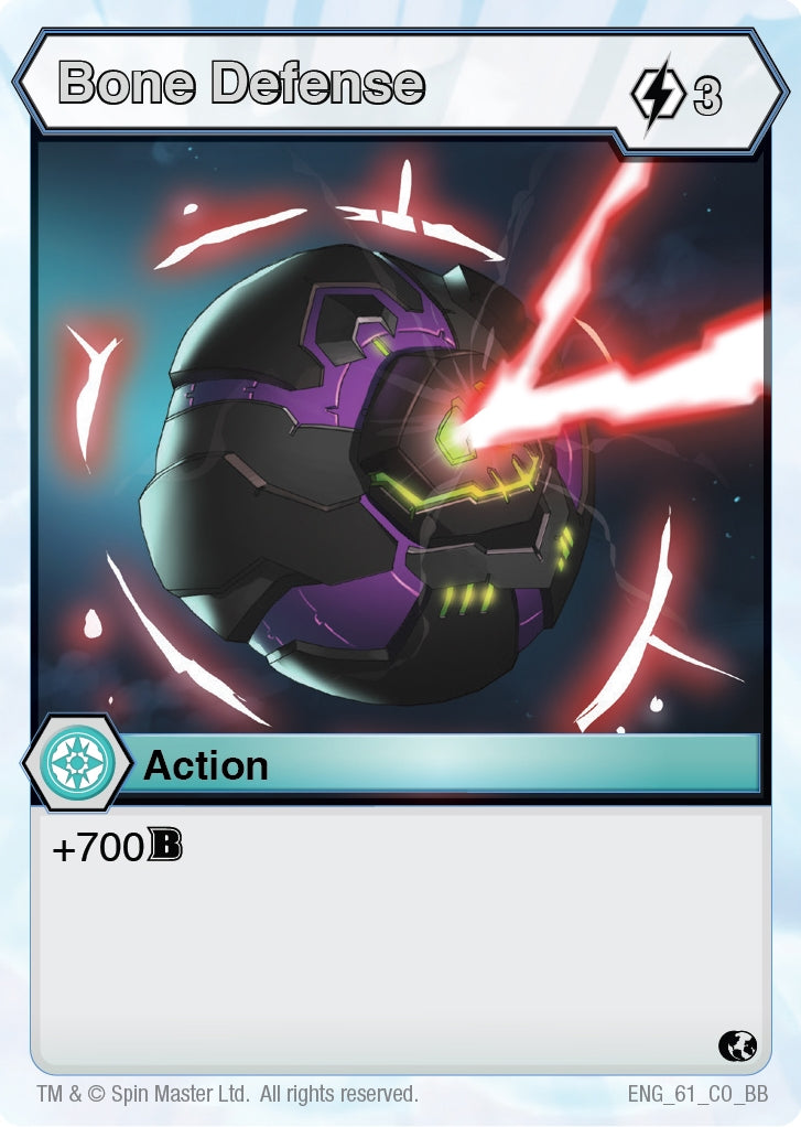 Image for Bone Defense (61) (Battle Brawlers) - Bakugan TCG
