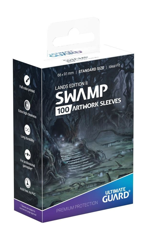 Image for Lands Edition II Standard Size Artwork Sleeves - Swamp (100-Pack) - Card Sleeves