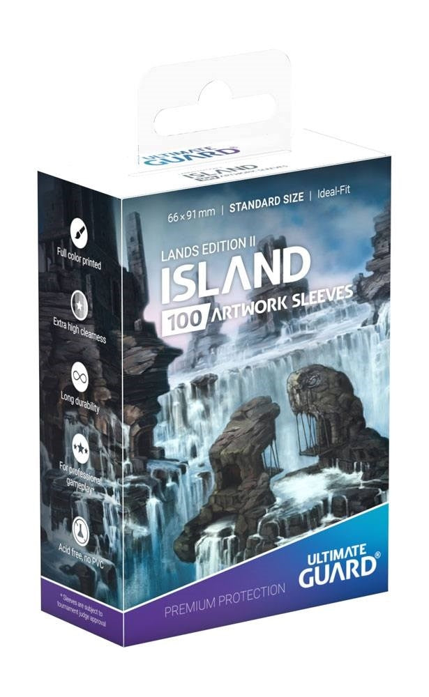 Image for Lands Edition II Standard Size Artwork Sleeves - Island (100-Pack) - Card Sleeves