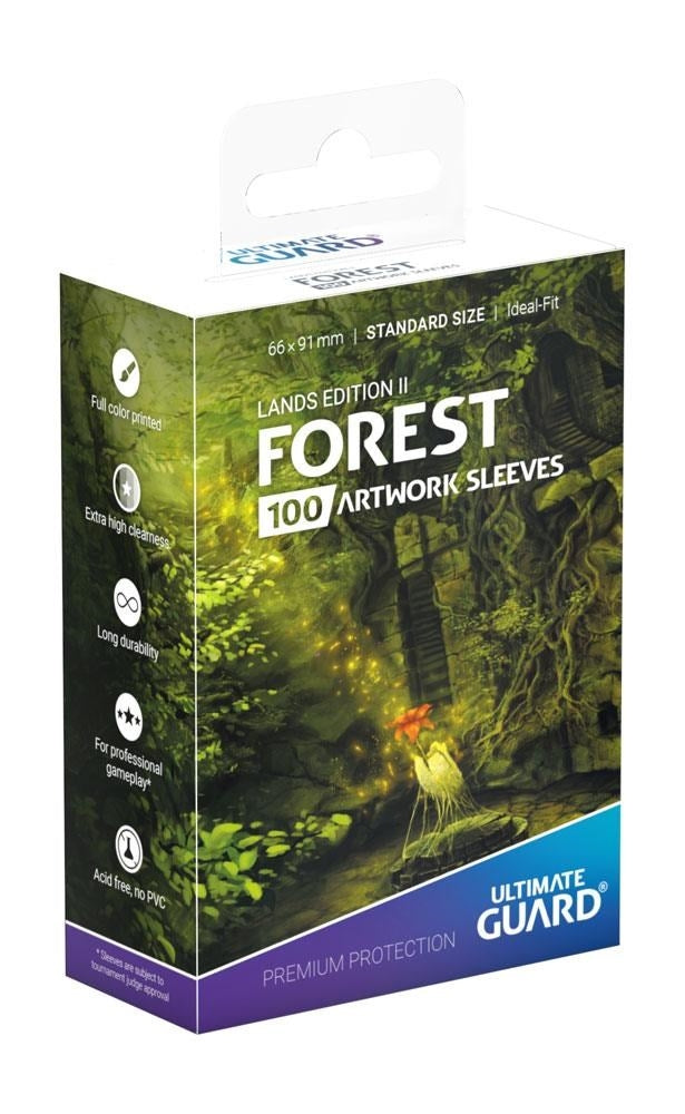 Image for Lands Edition II Standard Size Artwork Sleeves - Forest (100-Pack) - Card Sleeves