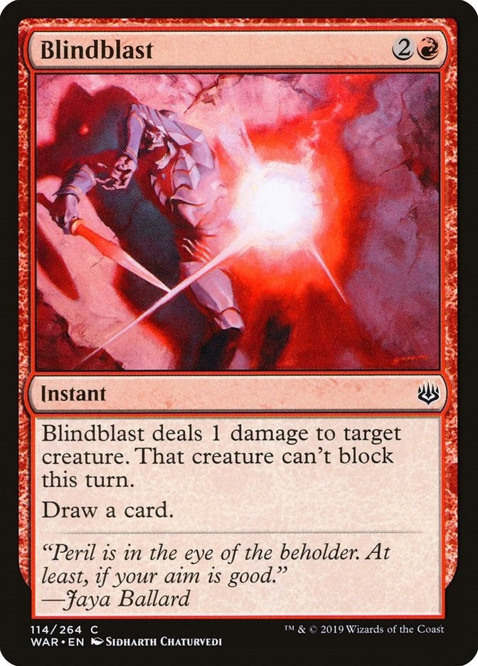 Image for Blindblast (114) (War of the Spark) - Magic: The Gathering