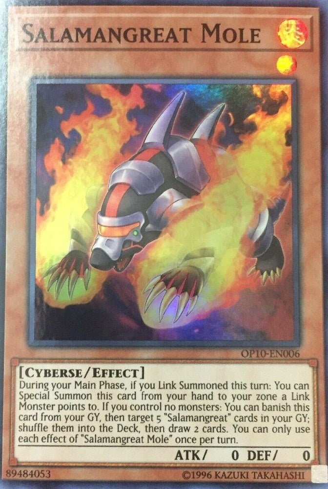 Image for Salamangreat Mole (OP10-EN006) (OP10) - YuGiOh