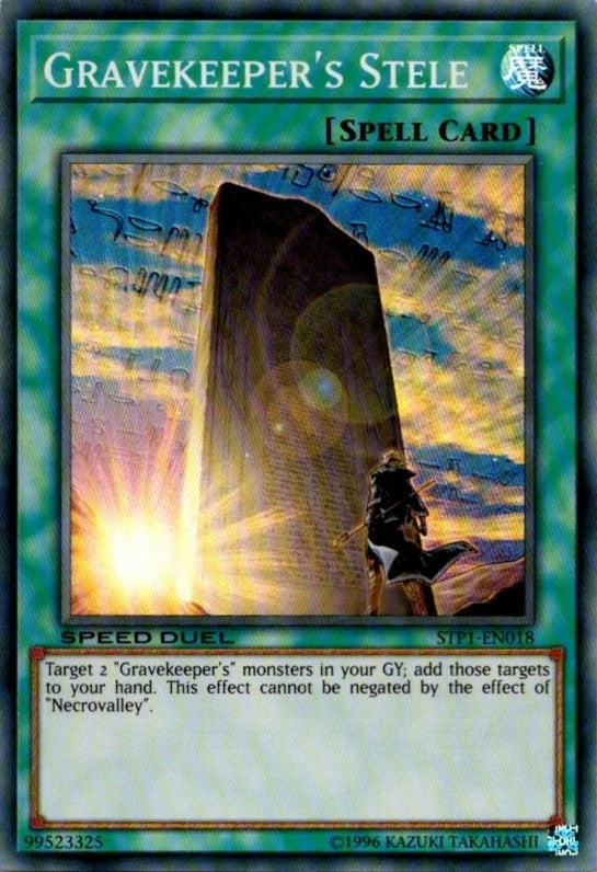 Image for Gravekeeper's Stele (STP1-EN018) (STP1) - YuGiOh