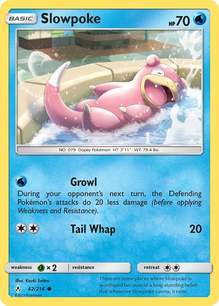 Image for Slowpoke (42/214) (SM10) - Pokemon