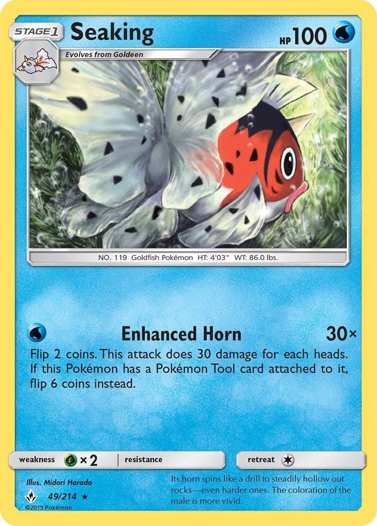 Image for Seaking (49/214) (SM10) - Pokemon