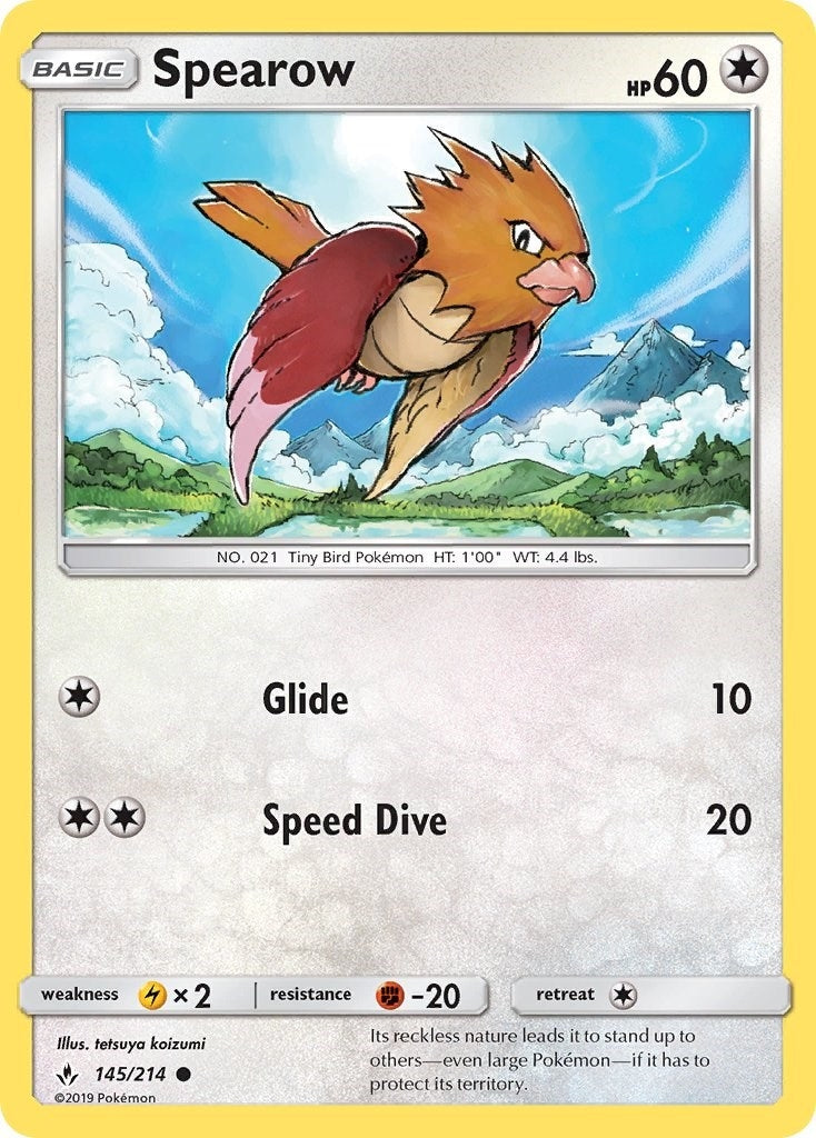 Image for Spearow (145/214) (SM10) - Pokemon