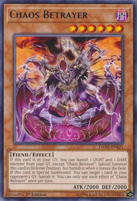Image for Chaos Betrayer (DANE-EN021) (DANE) - YuGiOh