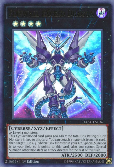 Image for Firewall eXceed Dragon (DANE-EN036) (DANE) - YuGiOh