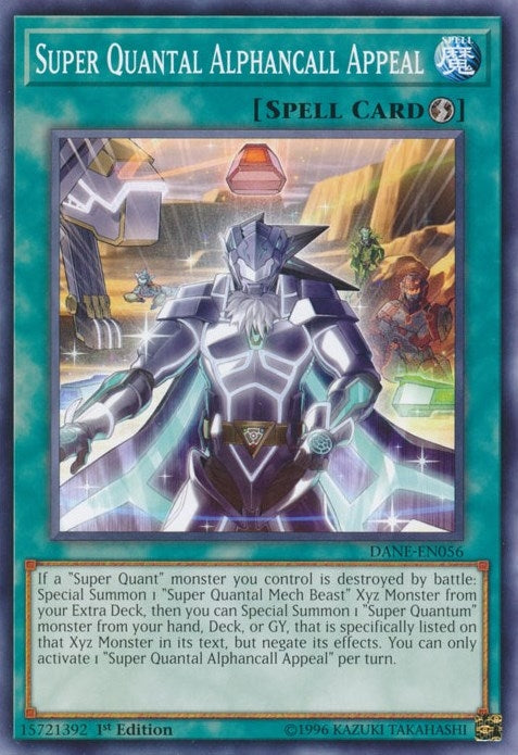 Image for Super Quantal Alphancall Appeal (DANE-EN056) (DANE) - YuGiOh
