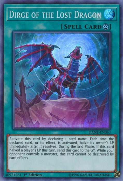Image for Dirge of the Lost Dragon (DANE-EN063) (DANE) - YuGiOh