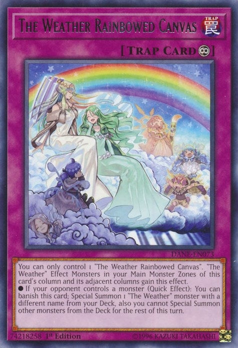 Image for The Weather Rainbowed Canvas (DANE-EN073) (DANE) - YuGiOh