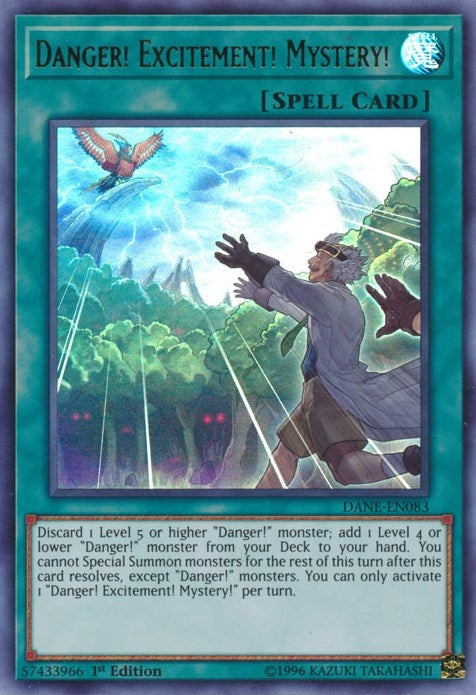 Image for Danger! Excitement! Mystery! (DANE-EN083) (DANE) - YuGiOh