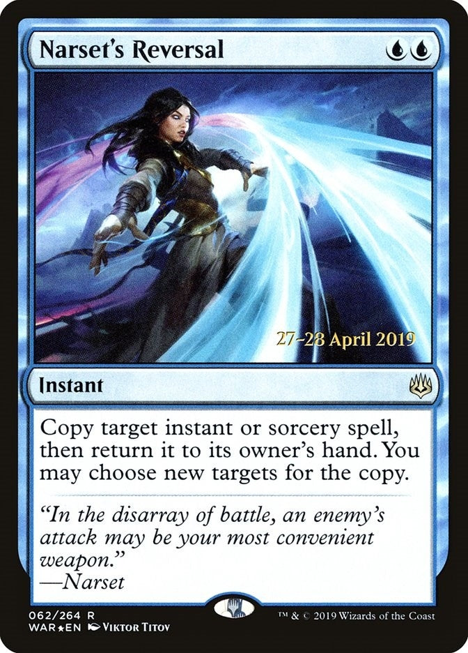 Image for Narset's Reversal (62) (Prerelease Cards) - Magic: The Gathering