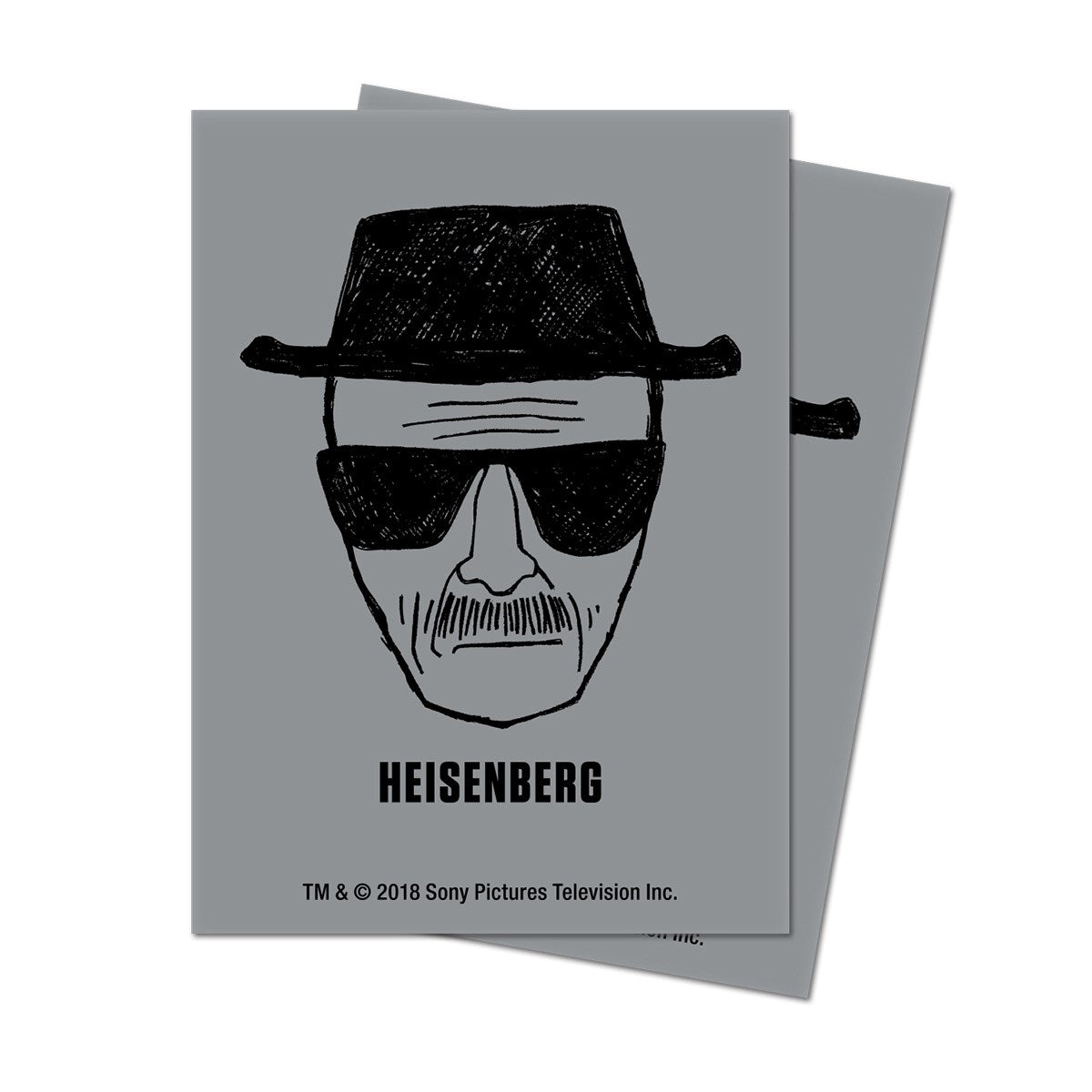 Image for Breaking Bad Heisenberg Standard Deck Protector sleeves (100-Pack) - Card Sleeves