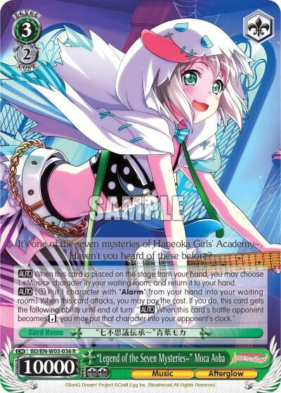 "Legend of the Seven Mysteries~" Moca Aoba (BD/EN-W03-036 R) (BanG Dream! Girls Band Party! MULTI LIVE)