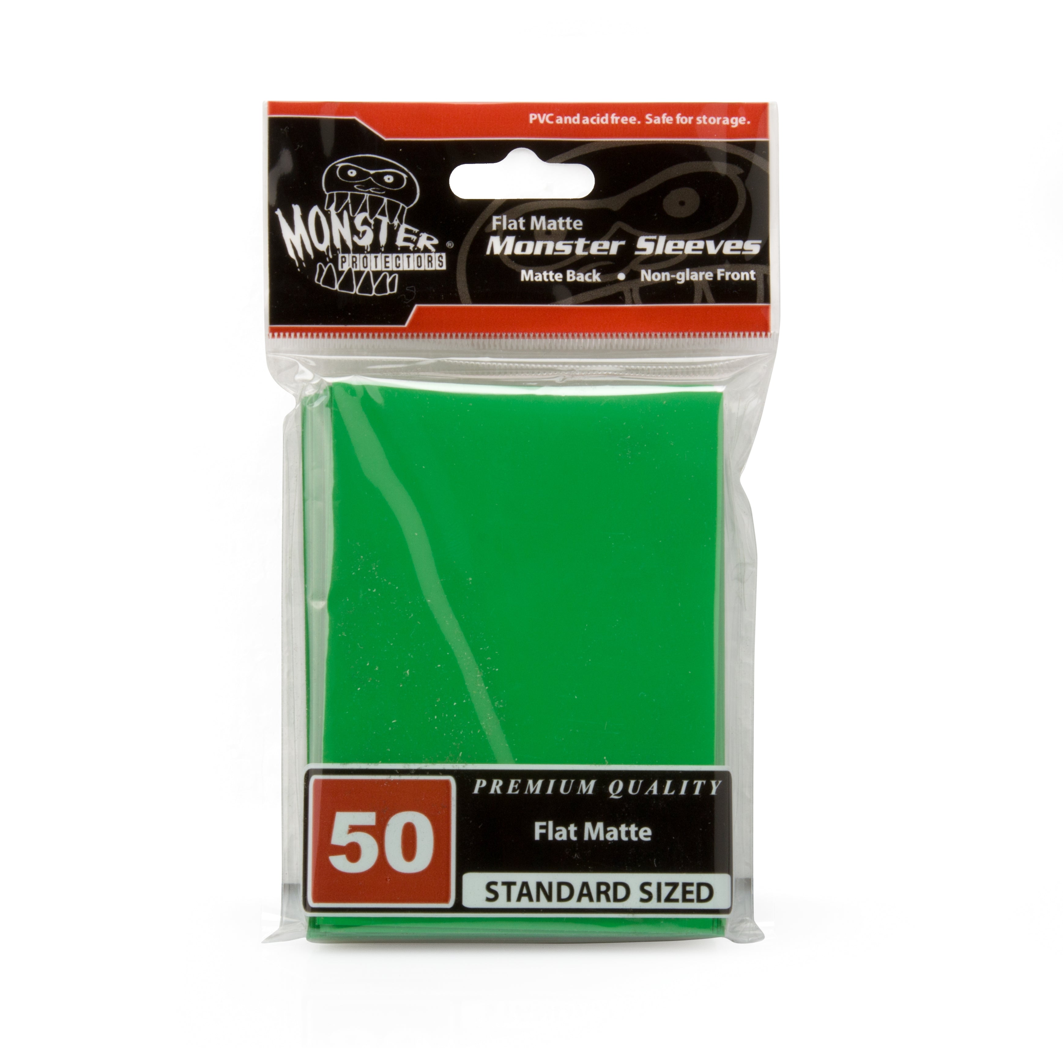 Image for Standard Sleeves - Flat Matte - Green (50-Pack) - Card Sleeves