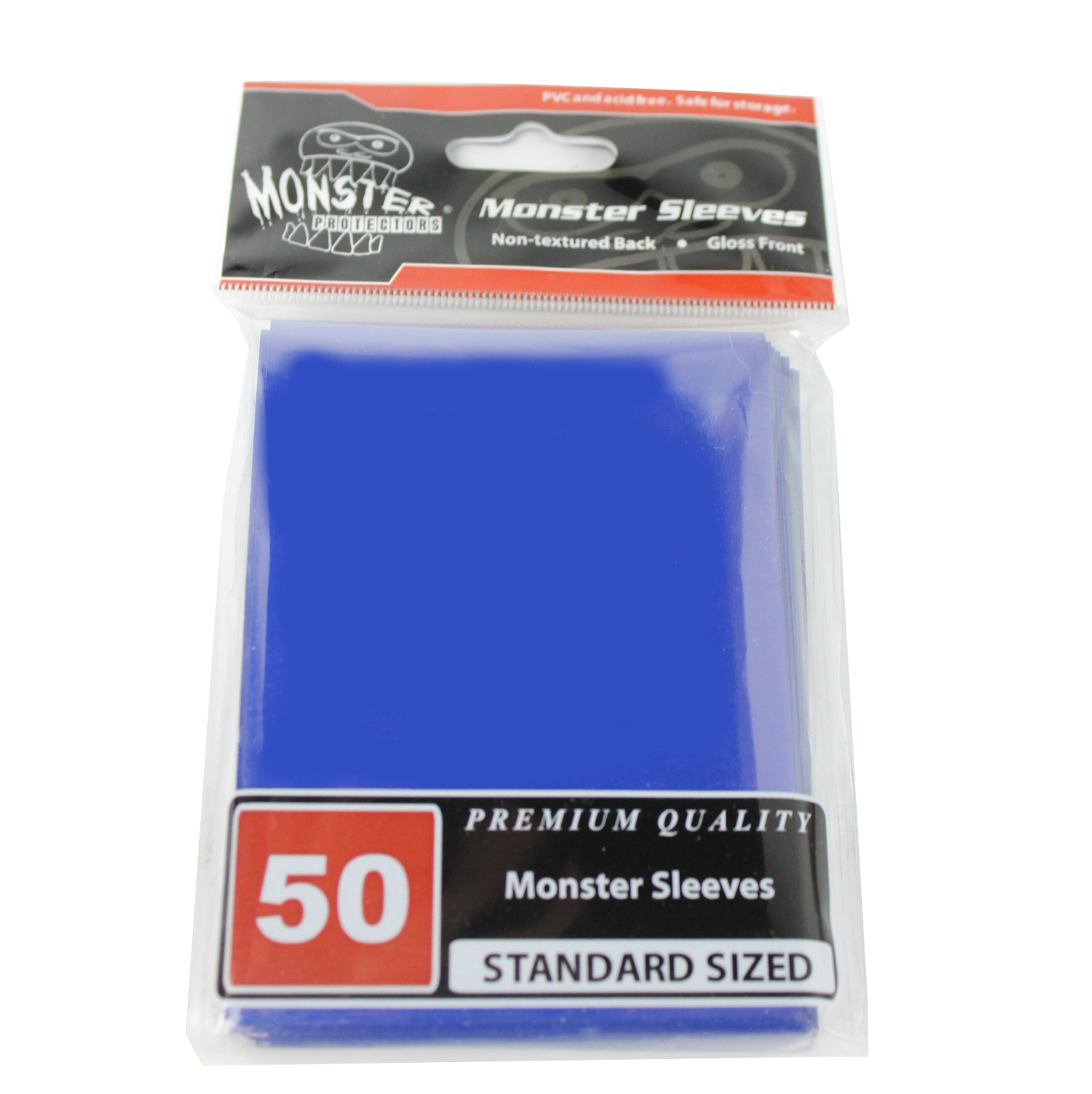 Image for Standard Sleeves - Glossy - Blue (50-Pack) - Card Sleeves