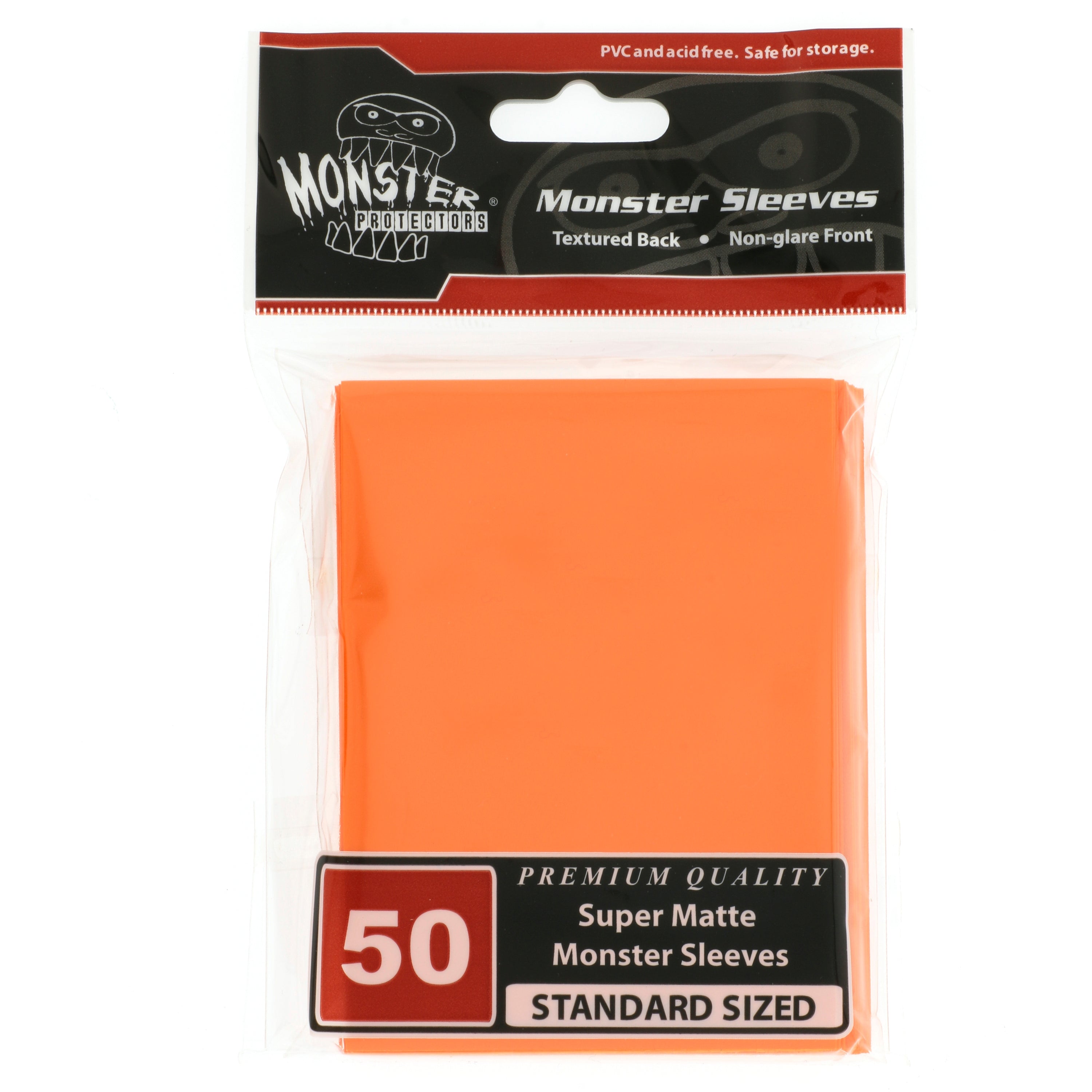 Image for Standard Sleeves - Super Matte - Orange (50-Pack) - Card Sleeves