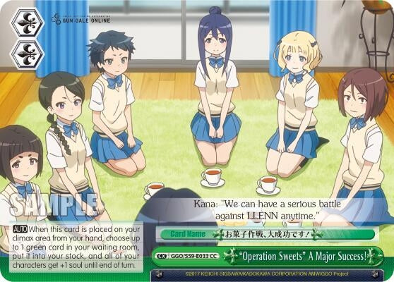 Image for "Operation Sweets" A Major Success! (GGO/S59-E033 CC) (SAO Alternative–Gun Gale Online) - Weiss Schwarz
