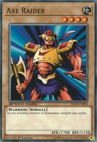 Image for Axe Raider (SBAD-EN009) (SBAD) - YuGiOh