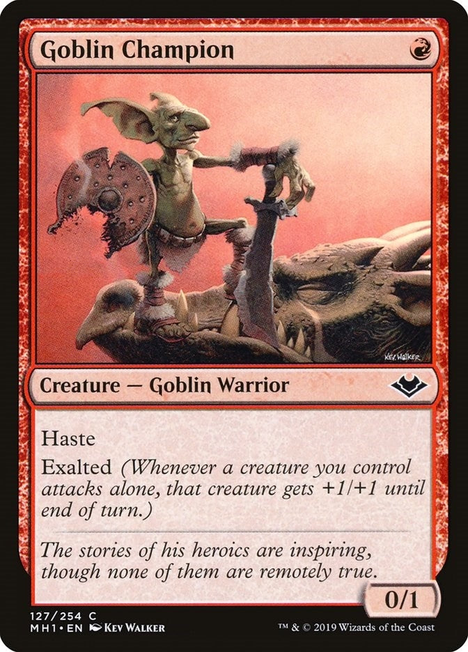 Image for Goblin Champion (127) (Modern Horizons) - Magic: The Gathering