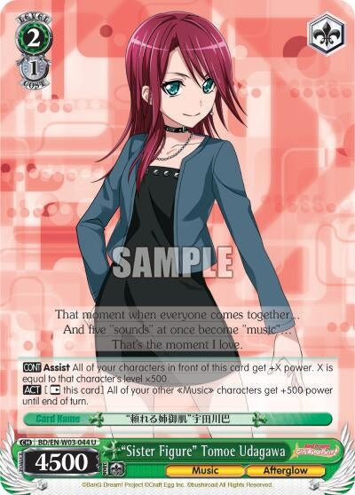 Image for "Sister Figure" Tomoe Udagawa (BD/EN-W03-044 U) (BanG Dream! Girls Band Party! MULTI LIVE) - Weiss Schwarz