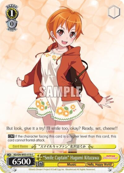Image for "Smile Captain" Hagumi Kitazawa (BD/EN-W03-018 C) (BanG Dream! Girls Band Party! MULTI LIVE) - Weiss Schwarz