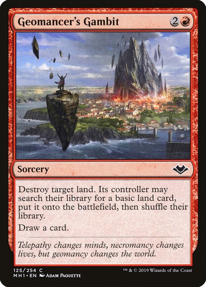 Image for Geomancer's Gambit (125) (Modern Horizons) - Magic: The Gathering