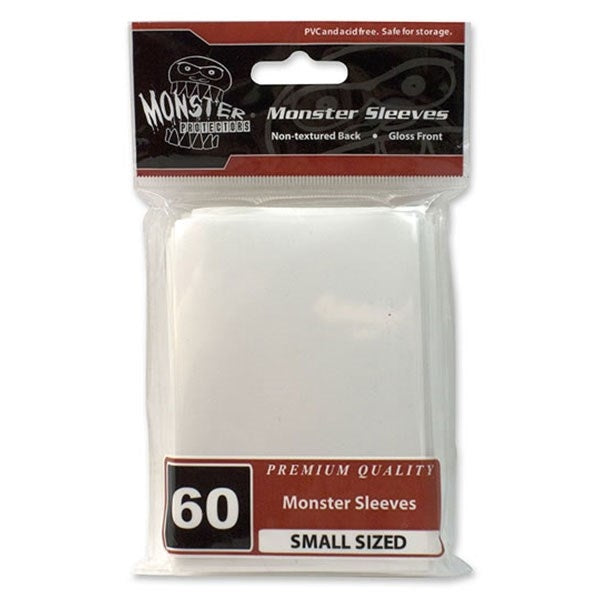 Image for Small Sleeves - Glossy - White (60-Pack) - Card Sleeves