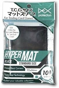Image for Dex Protection Standard Hypermat Card Sleeves - Black (100-Pack) - Card Sleeves