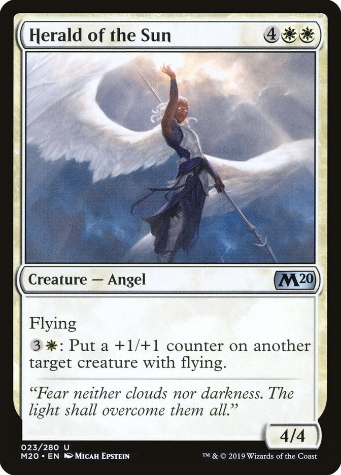 Image for Herald of the Sun (23) (Core Set 2020) - Magic: The Gathering