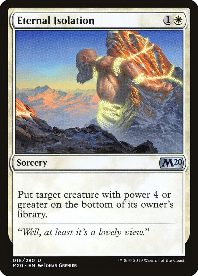 Image for Eternal Isolation (15) (Core Set 2020) - Magic: The Gathering