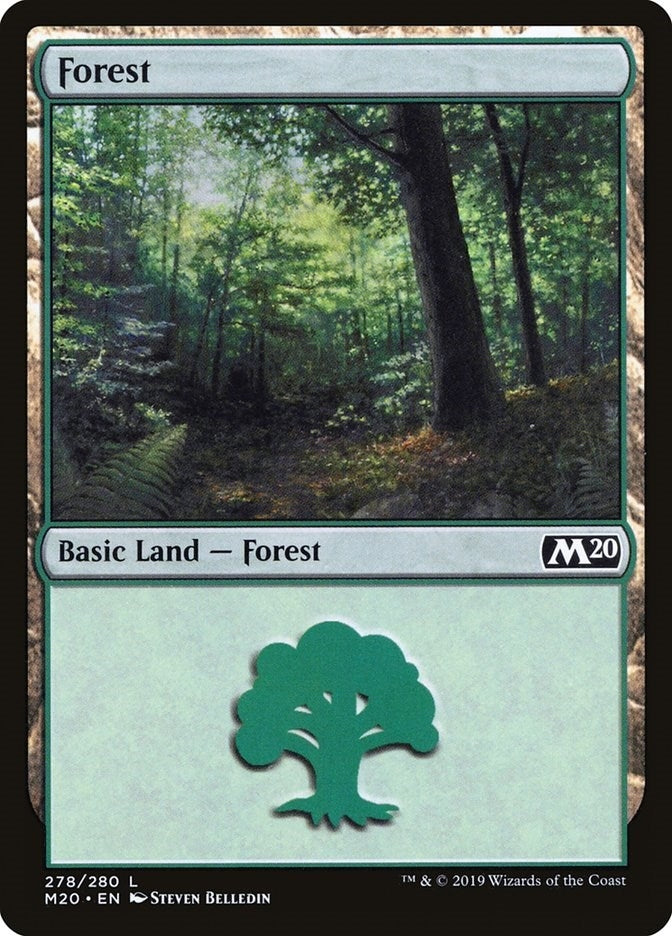 Image for Forest (278) (278) (Core Set 2020) - Magic: The Gathering