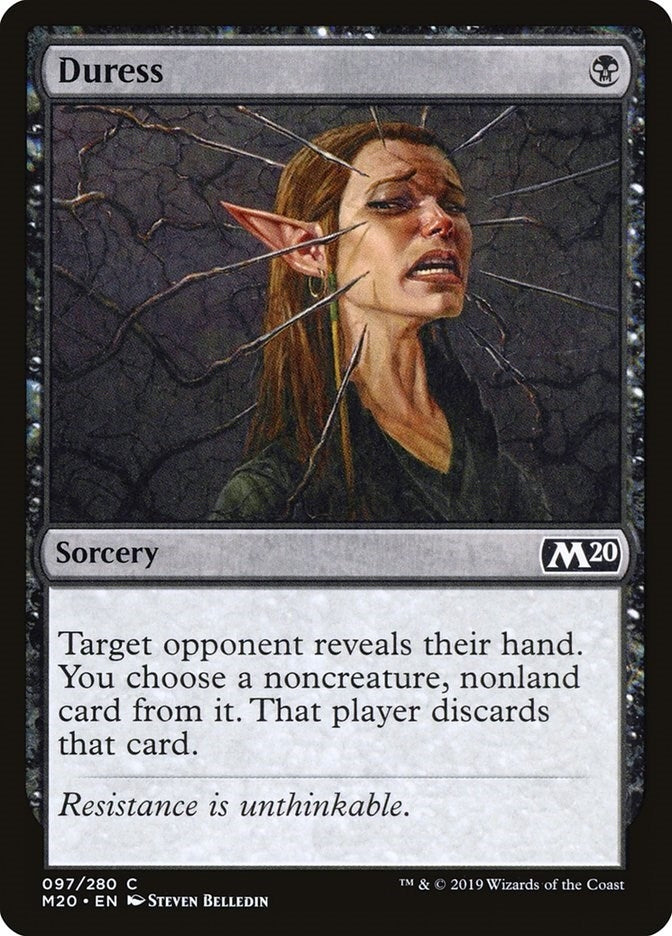 Image for Duress (97) (Core Set 2020) - Magic: The Gathering
