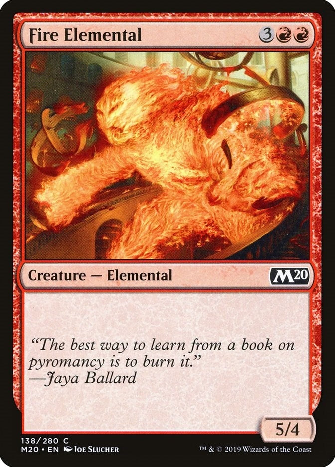Image for Fire Elemental (138) (Core Set 2020) - Magic: The Gathering
