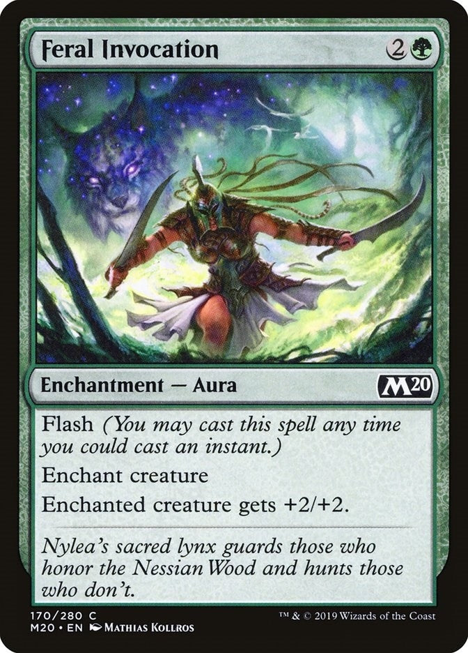 Image for Feral Invocation (170) (Core Set 2020) - Magic: The Gathering