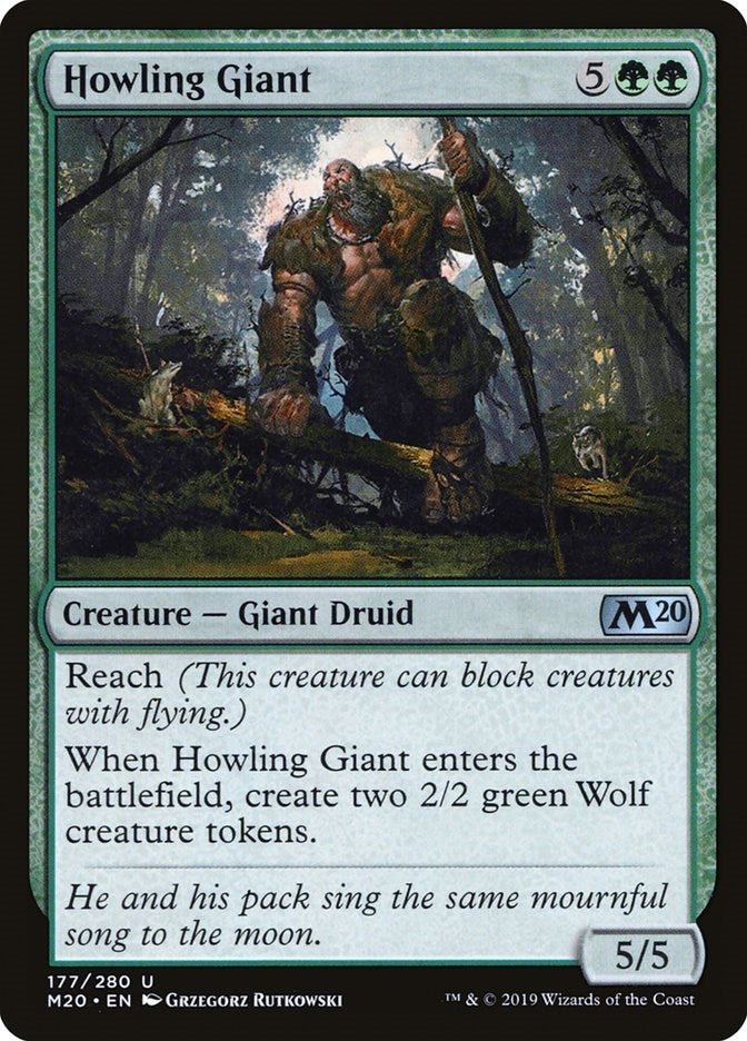 Image for Howling Giant (177) (Core Set 2020) - Magic: The Gathering