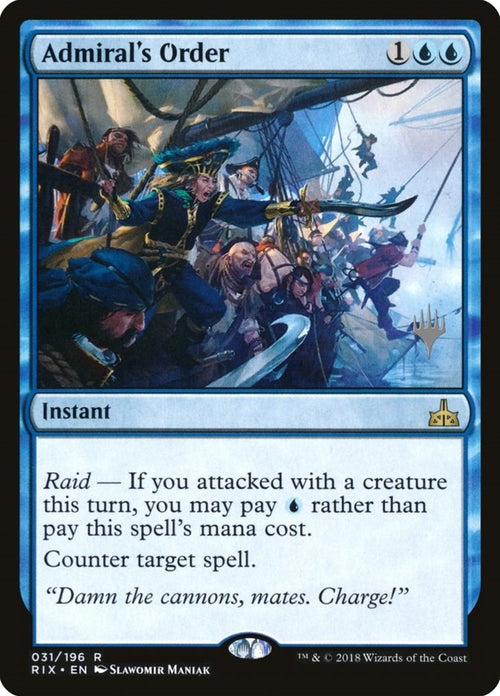 Image for Admiral's Order (31) (Core Set 2020) - Magic: The Gathering