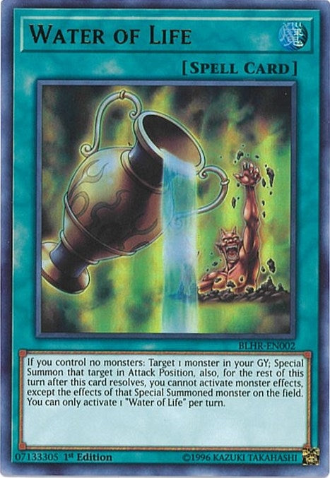 Image for Water of Life (BLHR-EN002) (BLHR) - YuGiOh