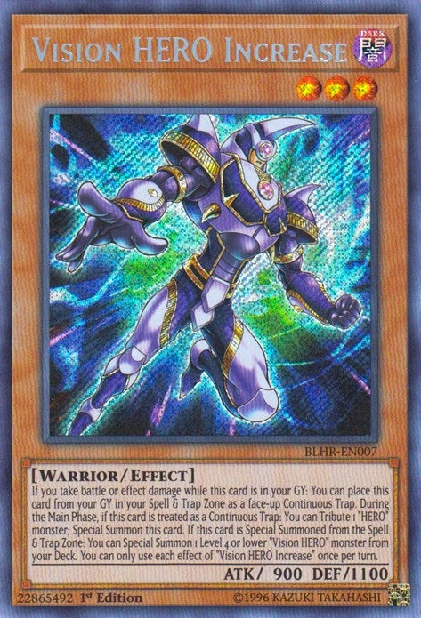 Image for Vision HERO Increase (BLHR-EN007) (BLHR) - YuGiOh